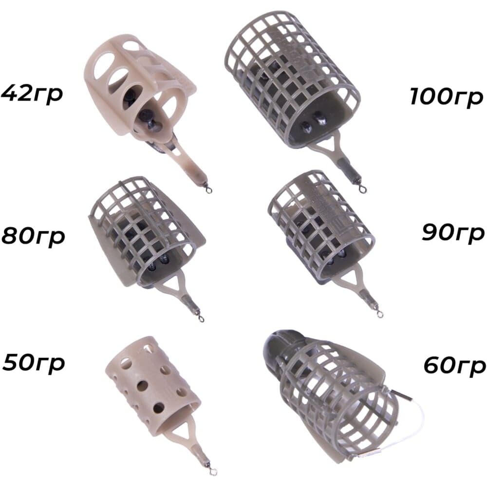 Фидерные кормушки FEEDER CONCEPT FC M6 ВОДОХРАНИЛИЩЕ, пластик, 6 штук в наборе FCPC-M6WR1-SET