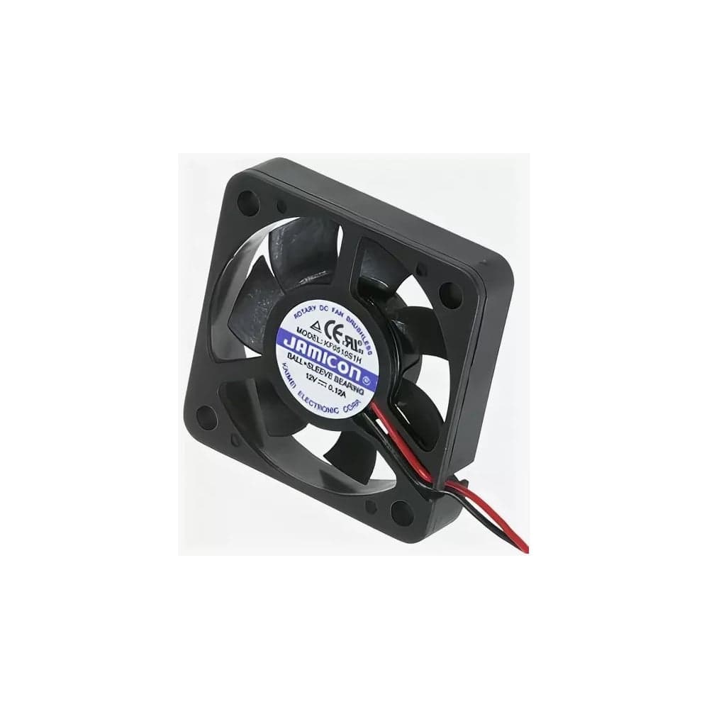 Вентилятор JAMICON KF0510S1H--R (KF0510S1H-012-243R) (5200RPM) 12V/0.06A (50x50x10) S(втулка) CFM8.72/dBA21.2, провод С00040202