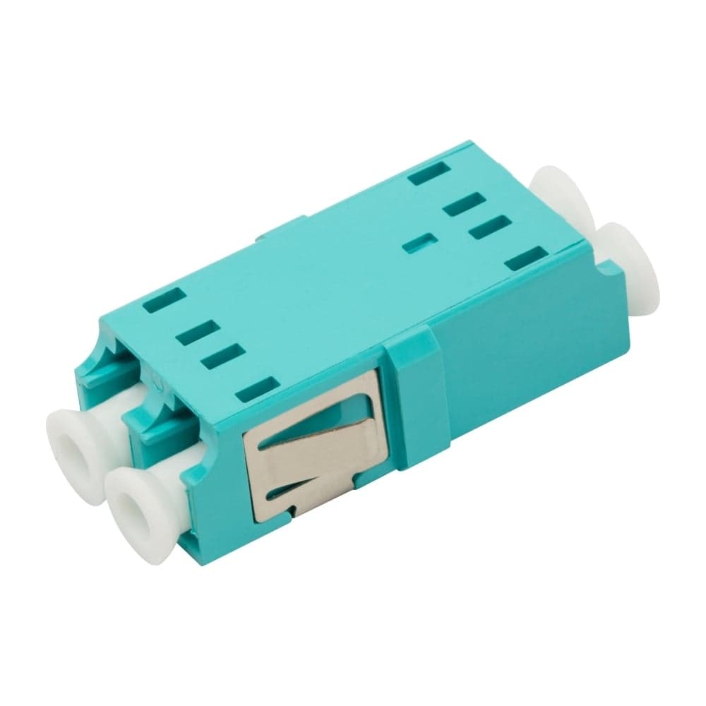 Оптический адаптер LANMASTER LC, OM3, корпус SC, без фланцев, дуплексный LAN-2LCS/NF-AM-OM3