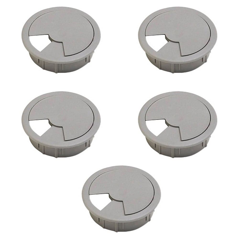 Заглушка кабель-канала Mebax D 60 мм, серый, 5 шт 00-00003385