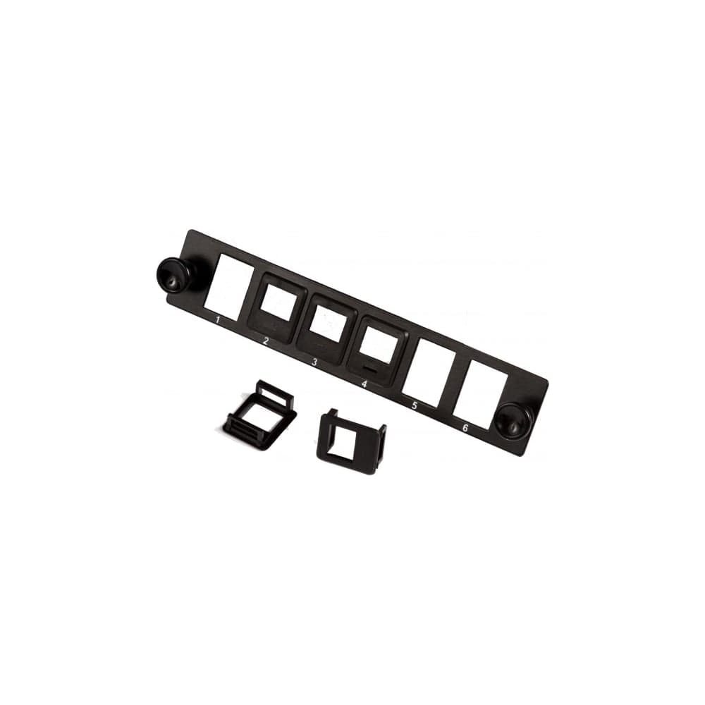 Адаптерная панель LANMASTER на 6 модулей, типа Keystone, для кросса LAN-FOB10-1P LAN-FP10-6OK