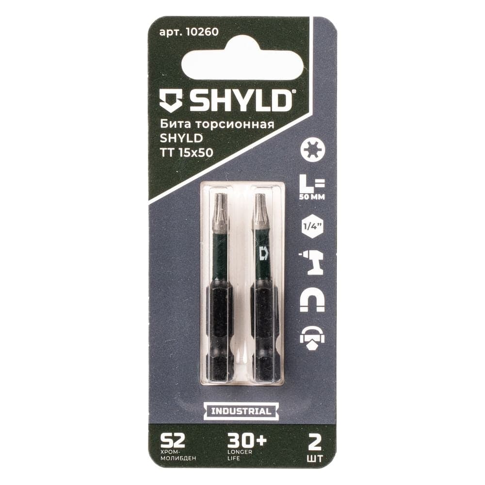 Торсионная бита SHYLD Torx Tamper 15x50 (2шт.) 6691366
