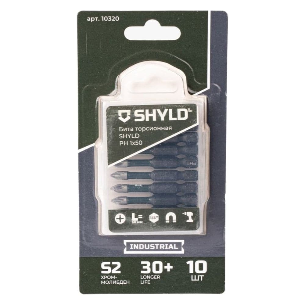 Торсионная бита SHYLD PH1x50 (10шт.) 6691371