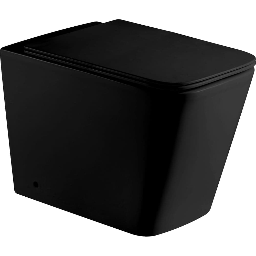 Напольный унитаз WeltWasser WW GELBACH матовый черный 002 MT-BL 10000003698