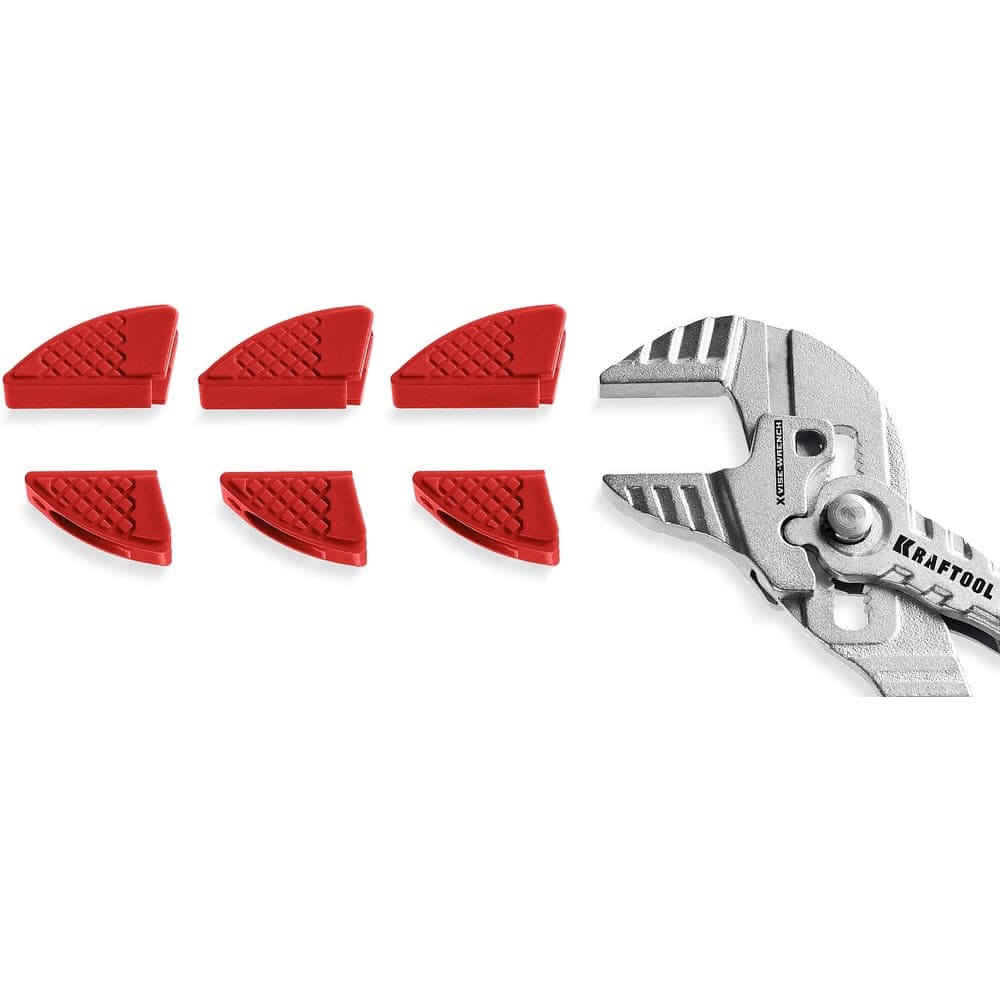 Сменные защитные накладки на губки KRAFTOOL Vise-Wrench для клещей 180 мм, набор из 3-х пар 22066-S3