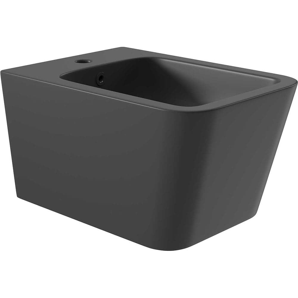 Биде подвесное AQUEDUTO AQD MACIO 525*370, черный матовый MAC0340