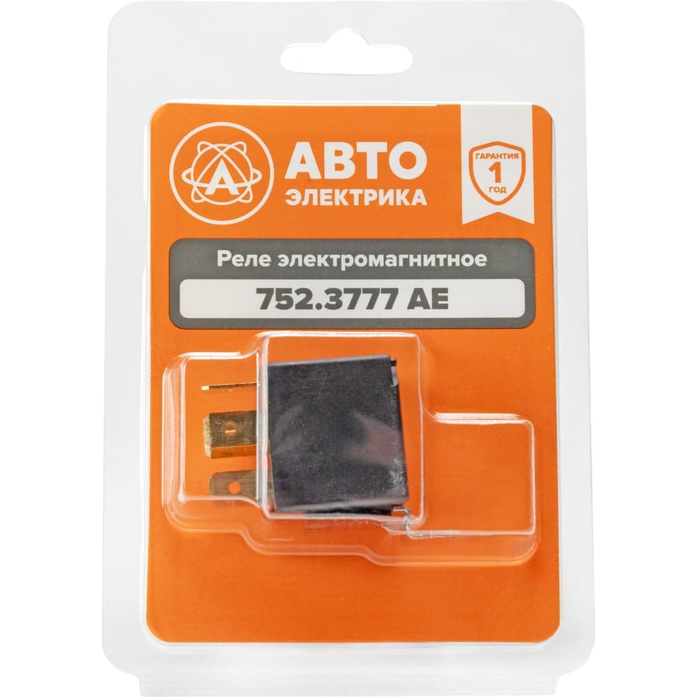 Реле АВТОЭЛЕКТРИКА 752.3777 в блистере (902.3747,982.3777) 5-конт. переключающ. с кронш. и помехоподав. резист. 12В 752.3777 08.01450