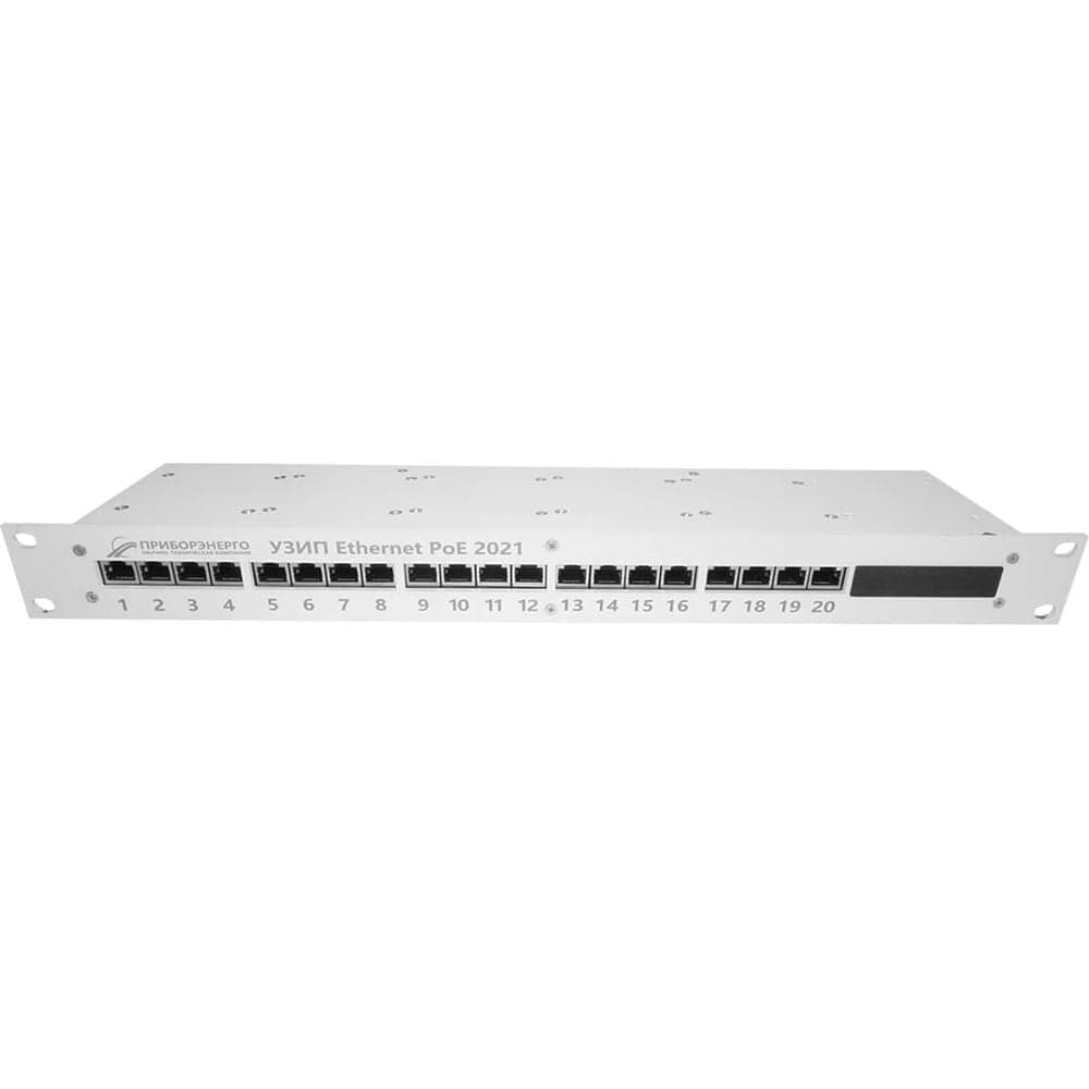 УЗИП НТК Приборэнерго Ethernet PoE 19", 20 портов НФ-00000646