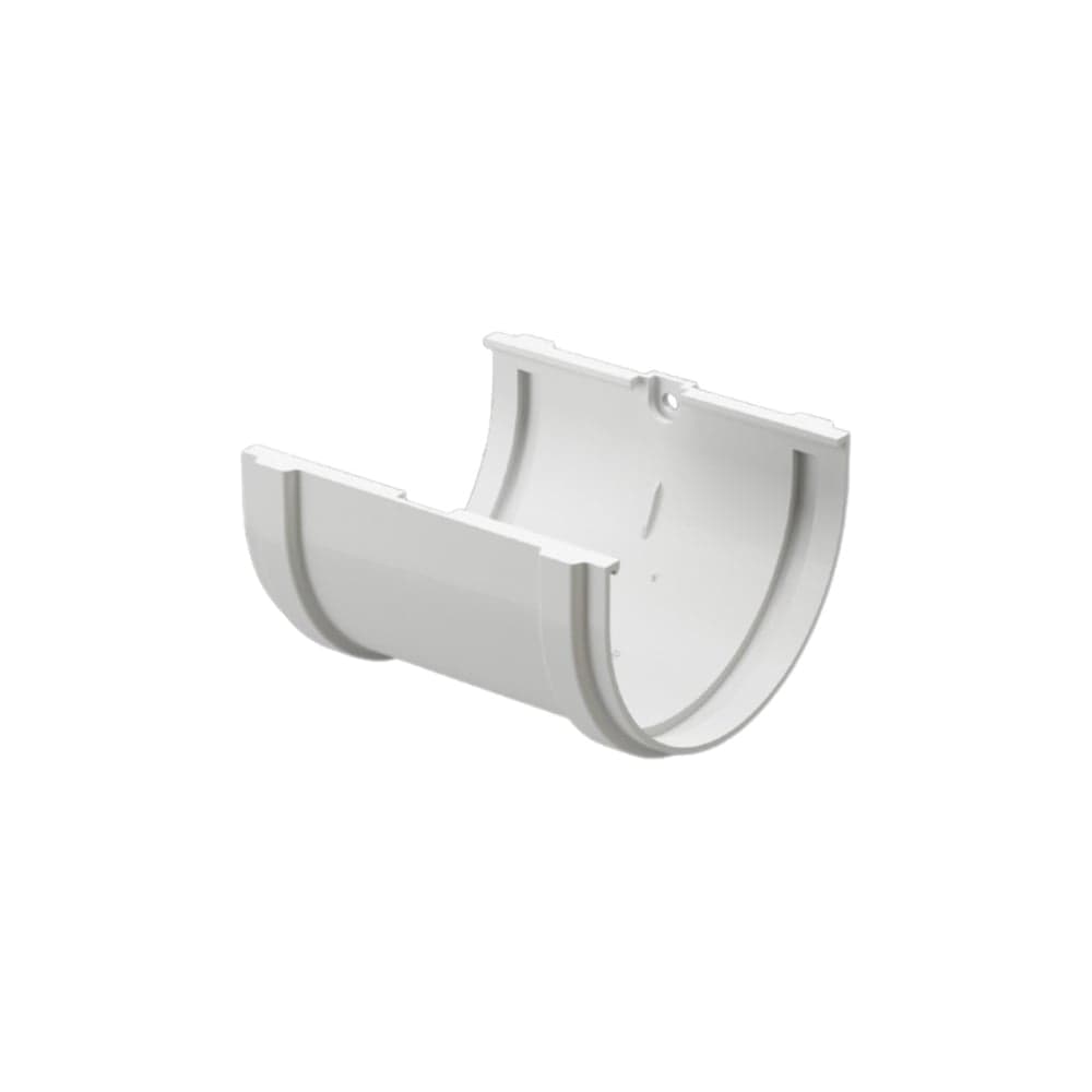 Соединитель желобов Docke STANDARD 120 мм, белый PVTE-1107