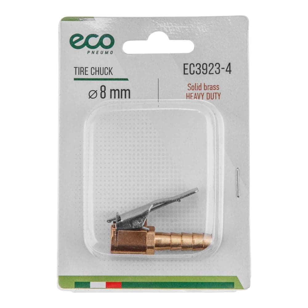Наконечник для подкачки шин ECO елочка 8 мм, латунь EC3923-4