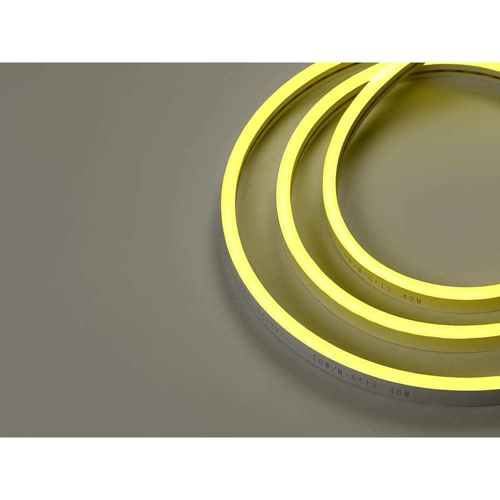 Гибкий неон MAKSILED LED SMD 6x12 мм, односторонний, лимонно-желтый, 110 LED/м, 5 м ML-NF-SIL-6mm-L50-Lemon Yellow