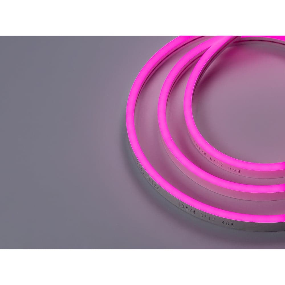 Гибкий неон MAKSILED LED SMD 6x12 мм, односторонний, розовый, 110 LED/м, 5 м ML-NF-SIL-6mm-L50-Pink