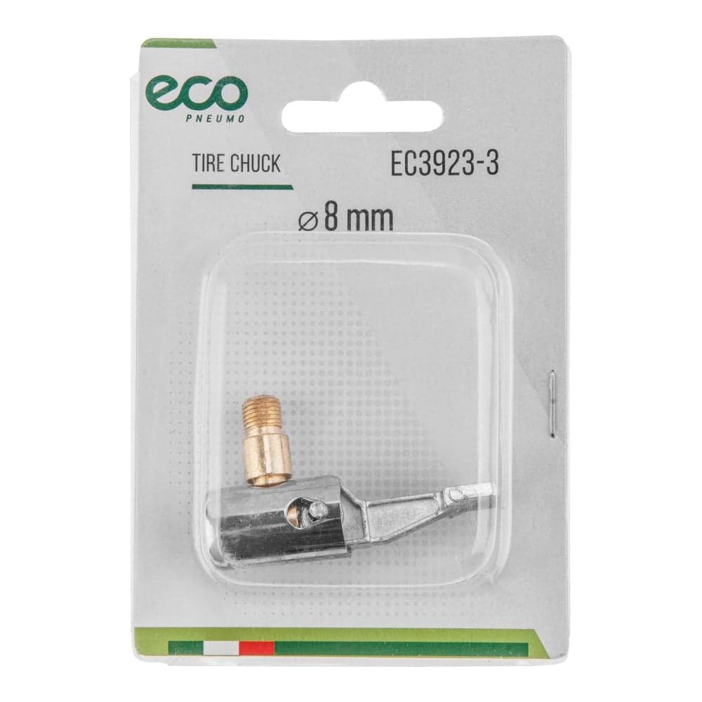 Наконечник для подкачки шин ECO резьба 8 мм, угловой, сталь EC3923-3