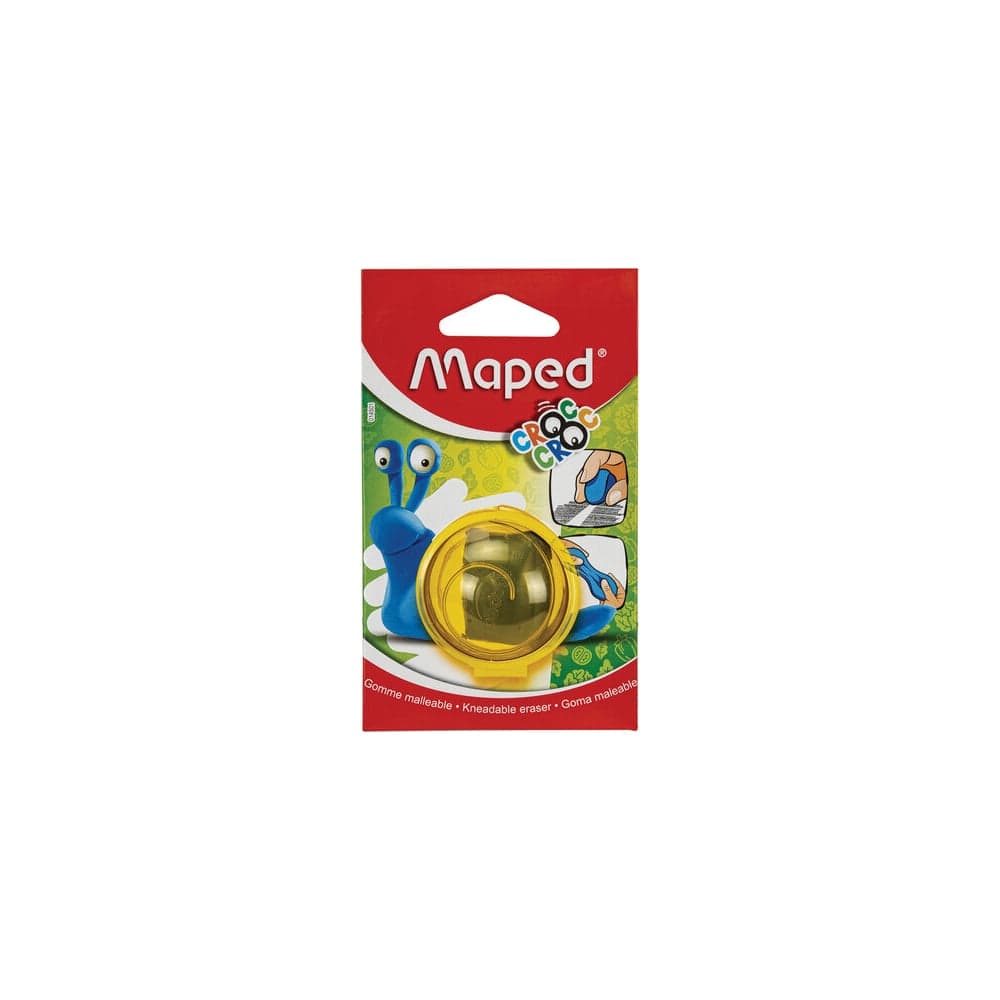 Ластик-клячка художественный ОФИСМАГ MAPED Croc Croc Улитка в футляре, 40x36x10мм, мягкий, голубой 014501 272964