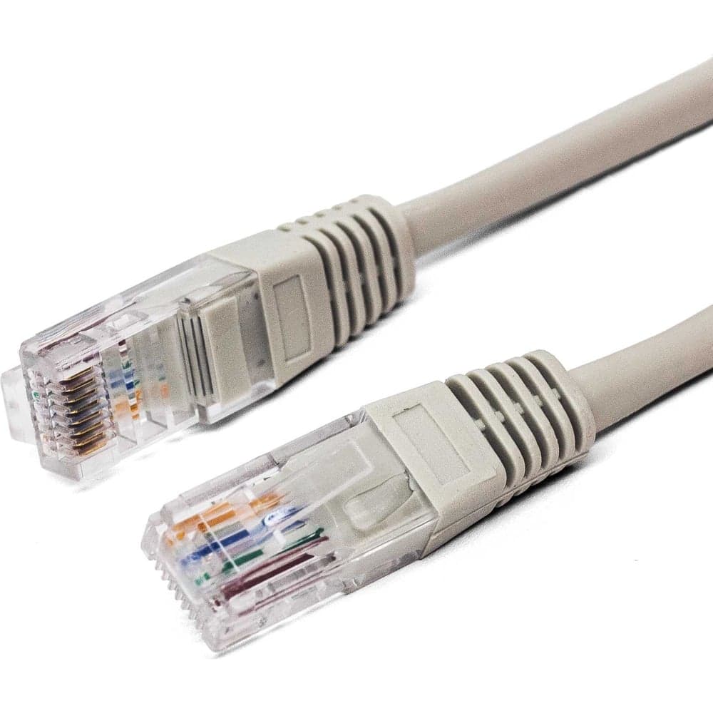 Кабель патч-корд Filum U/UTP 6 кат. 2м 26AWG(7x0.16 мм), чистая медь, LSZH, серый FL-U6-C-LSZH-2M