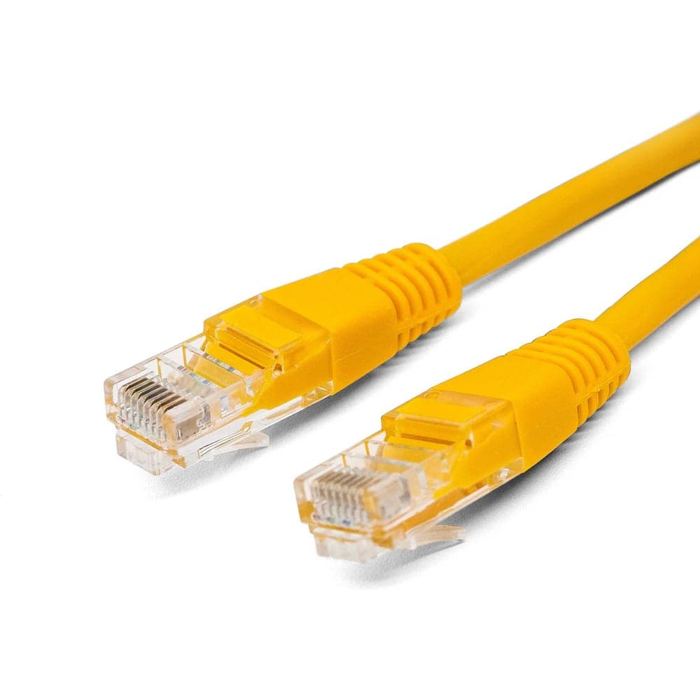 Кабель патч-корд Filum U/UTP 6 кат. 2м 26AWG(7x0.16 мм), чистая медь, LSZH, желтый FL-U6-C-LSZH-2M-Y