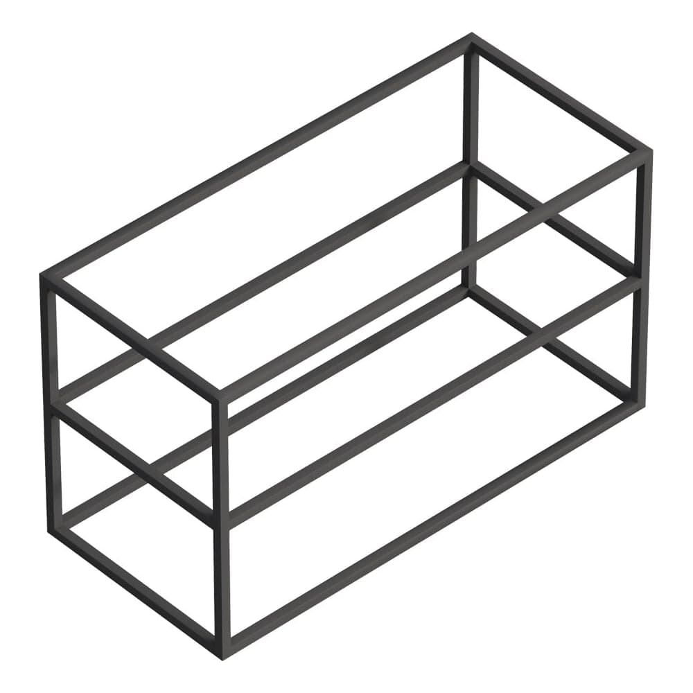 Металлический двухъярусный сварной каркас под раковину Cezares CADRO 50 подвесной, 1000x500x580 CADRO 50-100/50/58-2C-SO-MET-ST