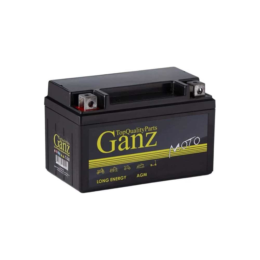 Аккумулятор мото GANZ AGM 9 А/ч, прямая, 152x87x107 мм, CCA200 А GTX9-BS GN1209