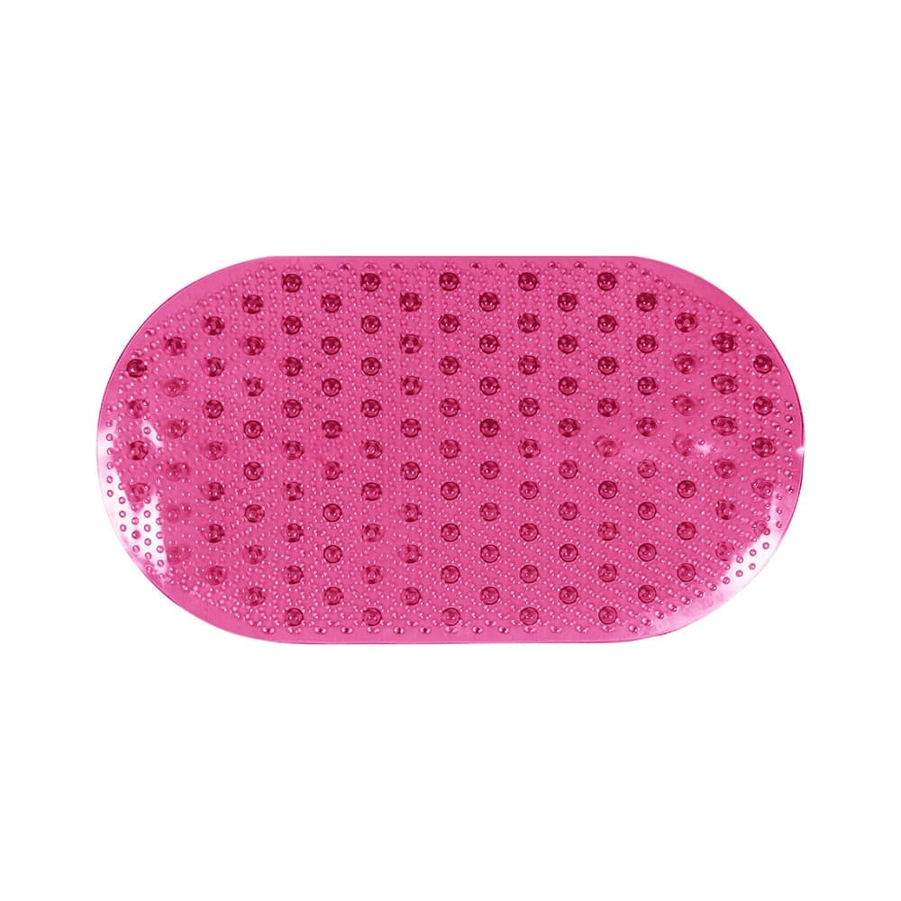 Коврик для ванной Melodia della vita Ellipse розовый MK011/овальный/ПВХ 21480