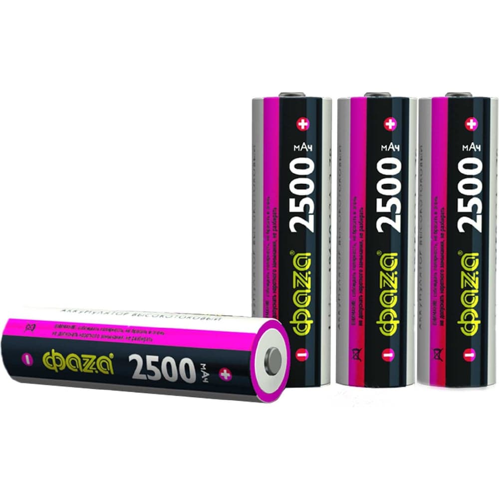 Li-Ion аккумулятор ФАZА 18650 2500мАч 12A 3.7В без платы с защитой Box-4 5060326