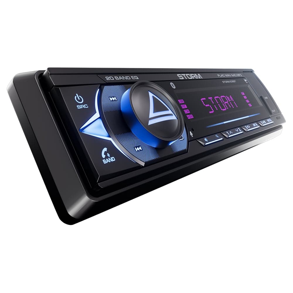 USB-ресивер AURA 4х51w, FLAC, USB/BT, 3 RCA (SUB), 20EQ, APP, 2-ZONE RGB, D-SWC STORM-535BT
