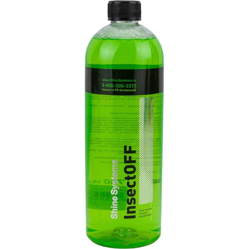 Очиститель следов насекомых Shine Systems InsectOFF, 750 мл SS746