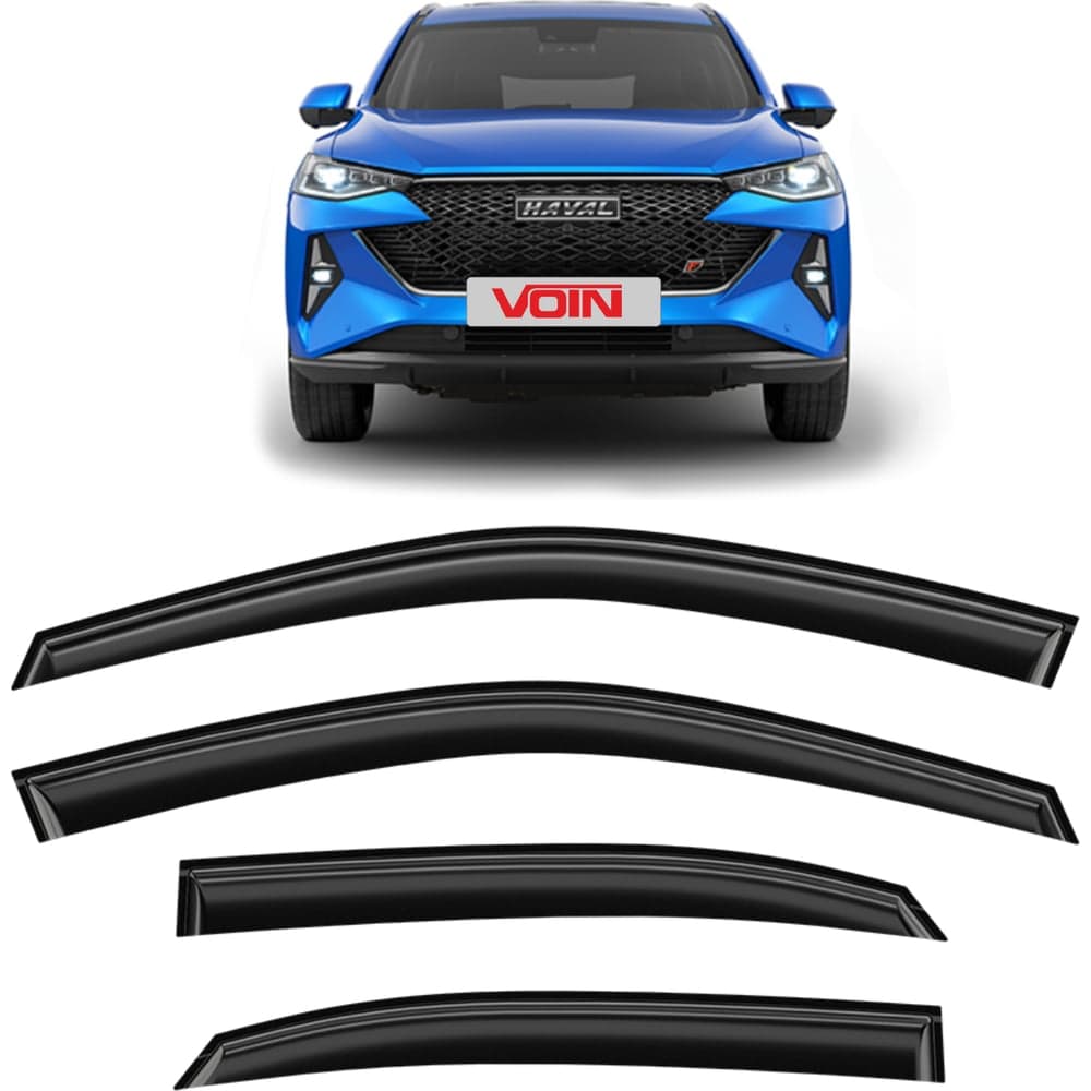 Дефлекторы окон для а/м Haval F7x2019-н.в. /кроссовер/накладные/к-т 4шт/ VOIN DEF01448