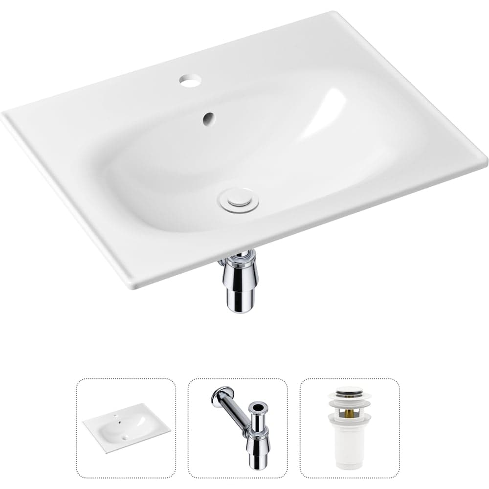 Врезная раковина для ванной Lavinia Boho Bathroom Sink в комплекте 3 в 4 20217614R