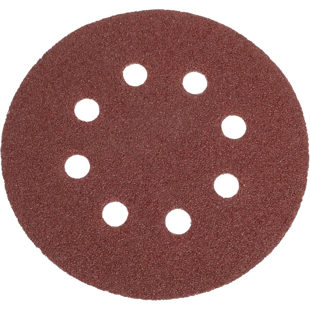 Шлифовальный круг Vitatools 125мм, P60, 8 отверстий, красный R-125-P60-8