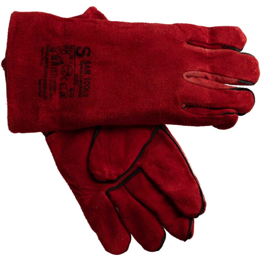 Перчатки сварочные SAMGRUPP красные, краги, р 14/3XL, 20 пар SAMC-070000001-20