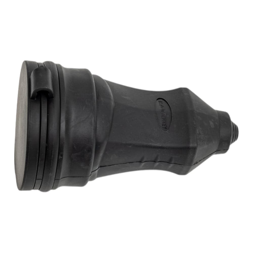 Розетка кабельная Systeme Electric MultiSet 2К+З, каучуковая, 16А, 250В, IP44, черная MST4002BK