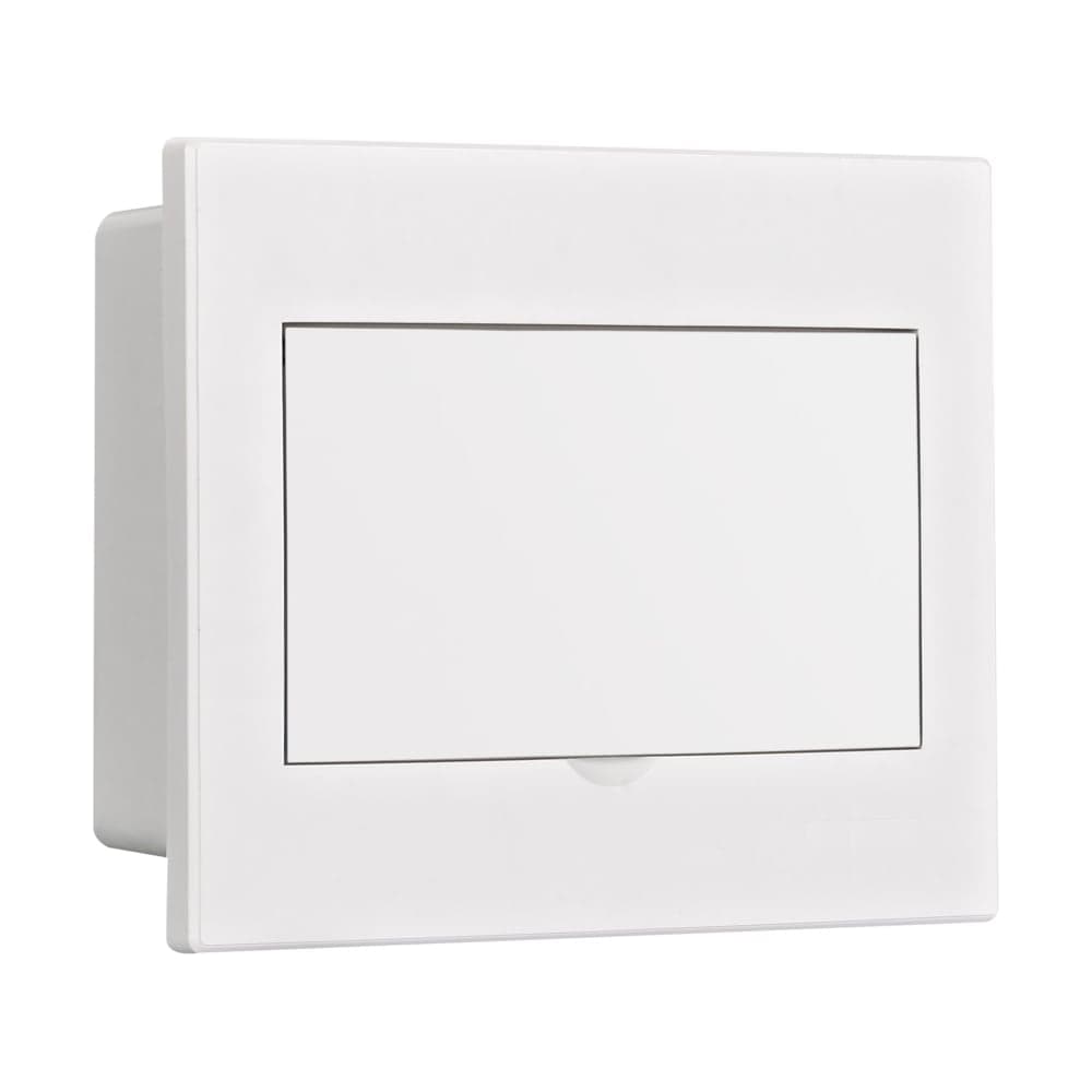Корпус пластиковый Dekraft встраиваемый белая дверца 1 ряд 9 мод. IP41 ЩРВ-П 31082DEK