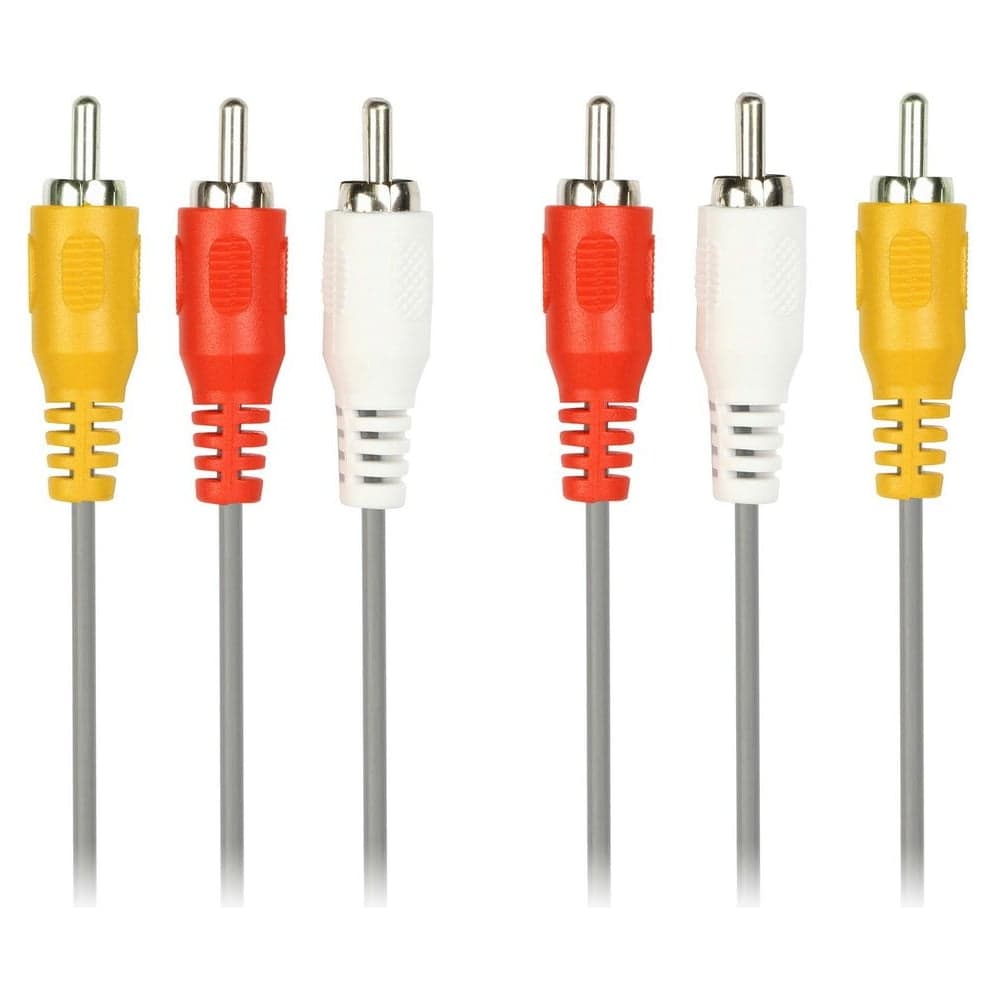 Кабель соединительный SMARTBUY 3xRCA (M) - 3xRCA (M), 5,0 м, в пакете /20 KA-235-100