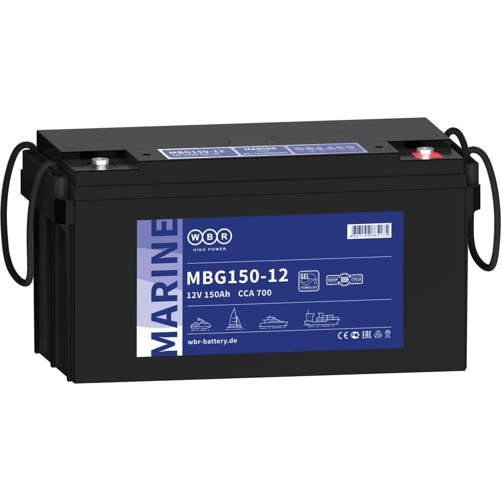 Тяговый аккумулятор для лодочного электромотора WBR MBG150-12 12В 150 Ач УТ-00000441