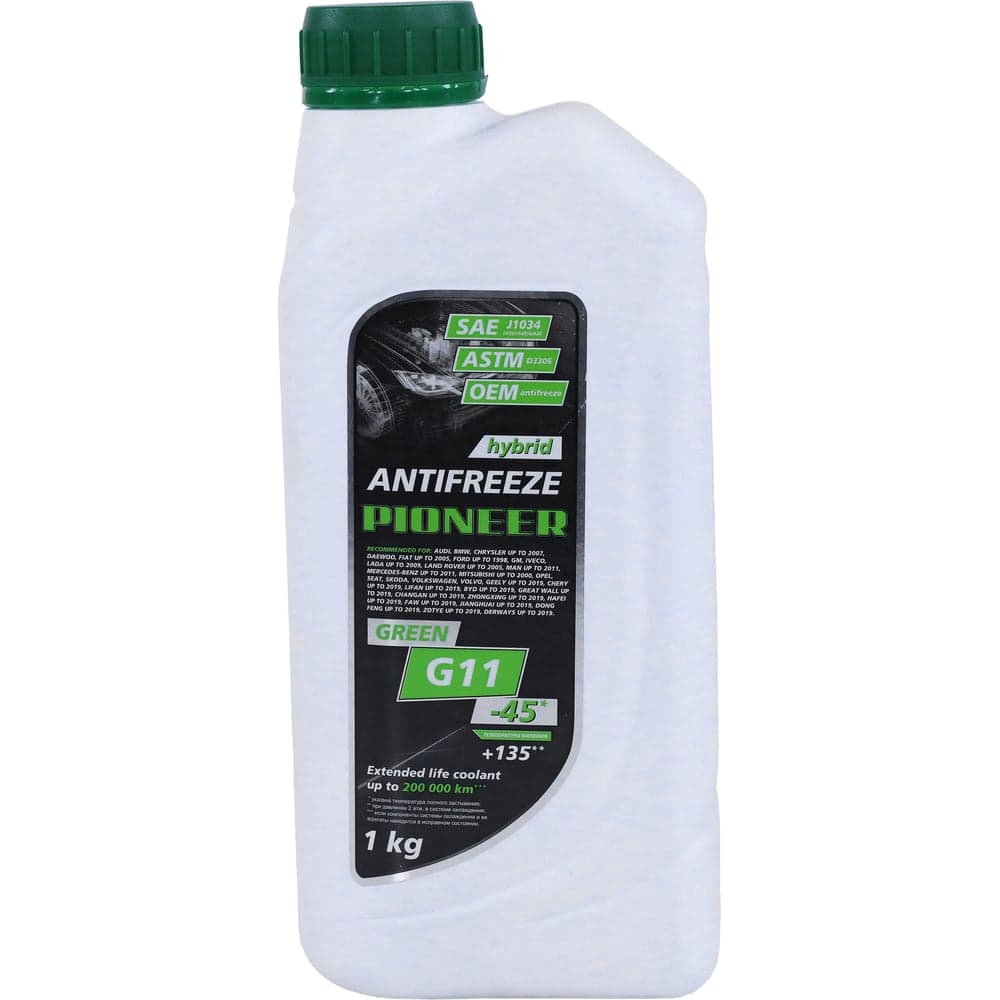 Жидкость охлаждающая "Антифриз" NIAGARA "PIONEER" GREEN-40 G11 1 кг 006001002076