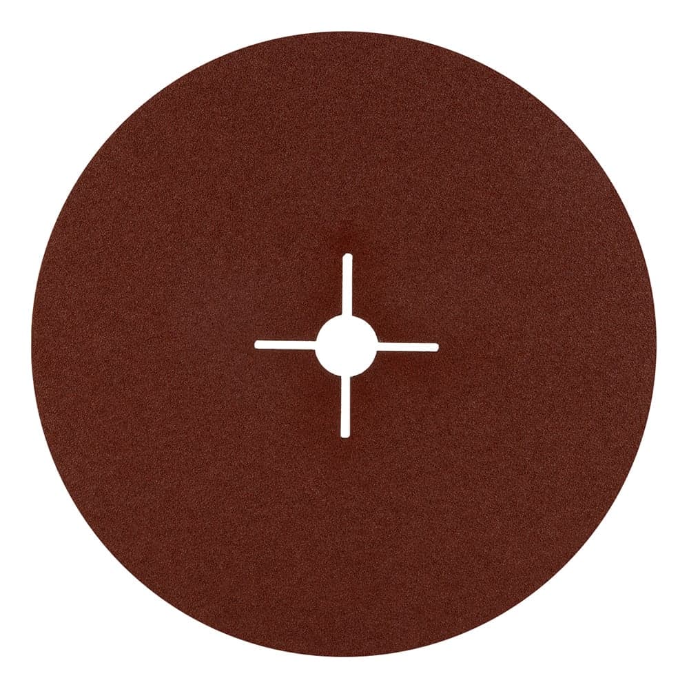 Шлиф диск на фибровой основе Abraforce Brown 125x22мм, Р60, со шлицами AFBRF12522X060