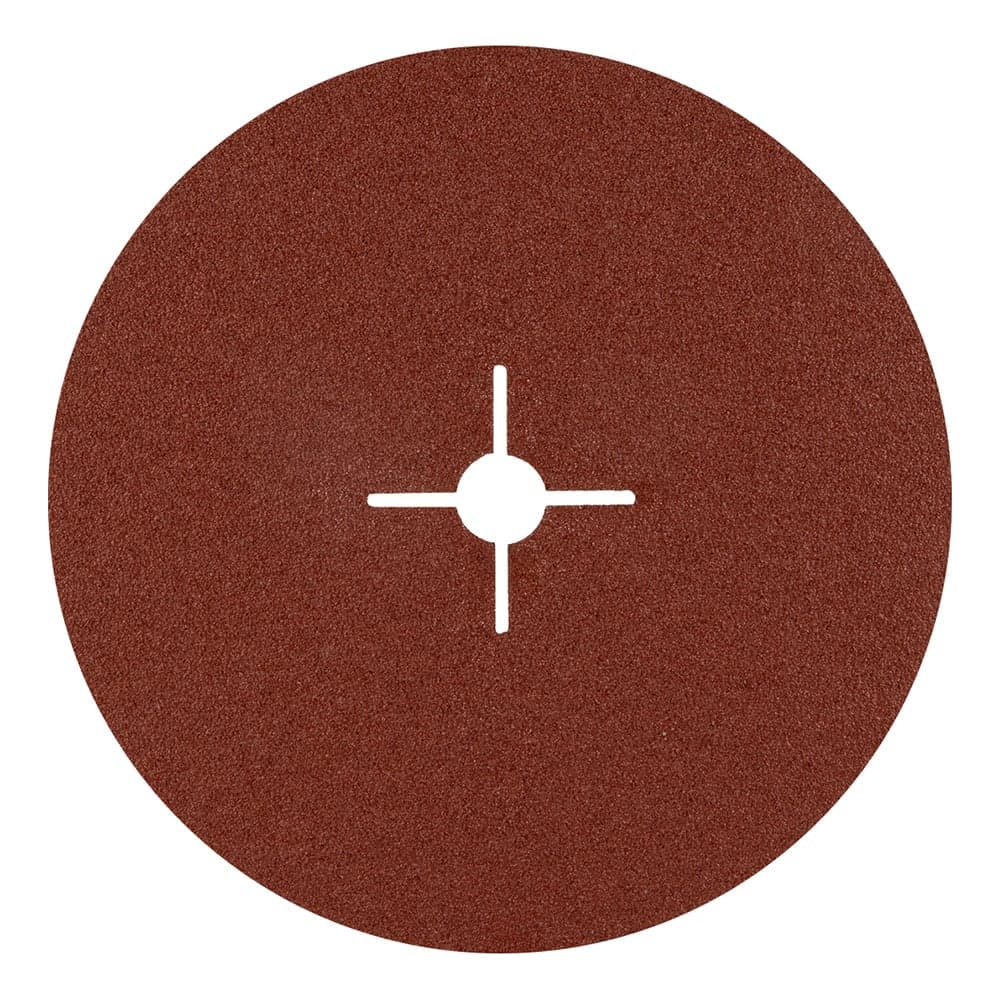 Шлиф диск на фибровой основе Abraforce Brown 125x22мм, Р40, со шлицами AFBRF12522X040