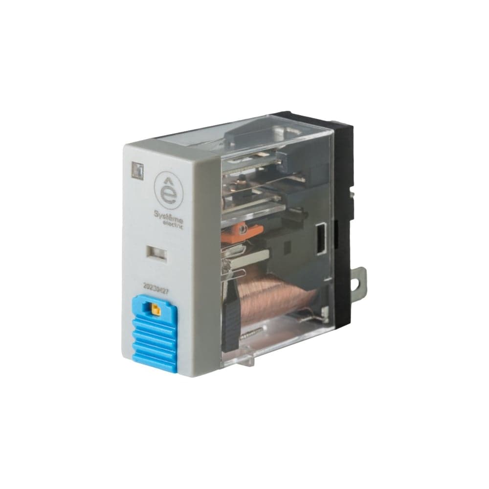 Реле Systeme Electric 8A 2CO 110VDC тест кнопка LED SXG22FD