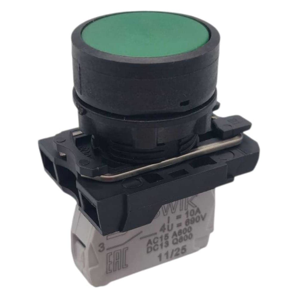 Выключатель Briswik КМЕ 4510м зеленый 1но+0нз Цилиндр IP54 aB-DB-4Ai-0311