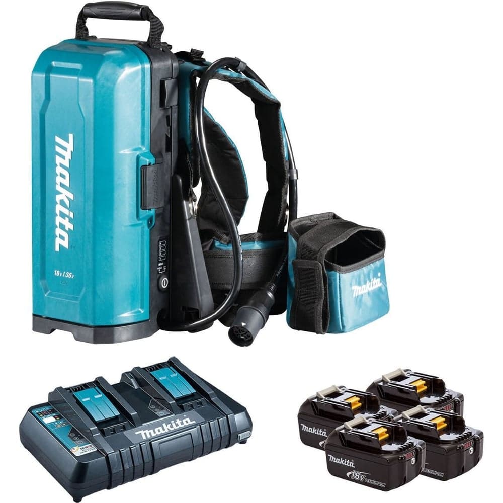 Ранцевый адаптер для аккумуляторов Makita PDC01 с адаптером на 36В (BL1850Bx4шт.,DC18RD) 191C90-3