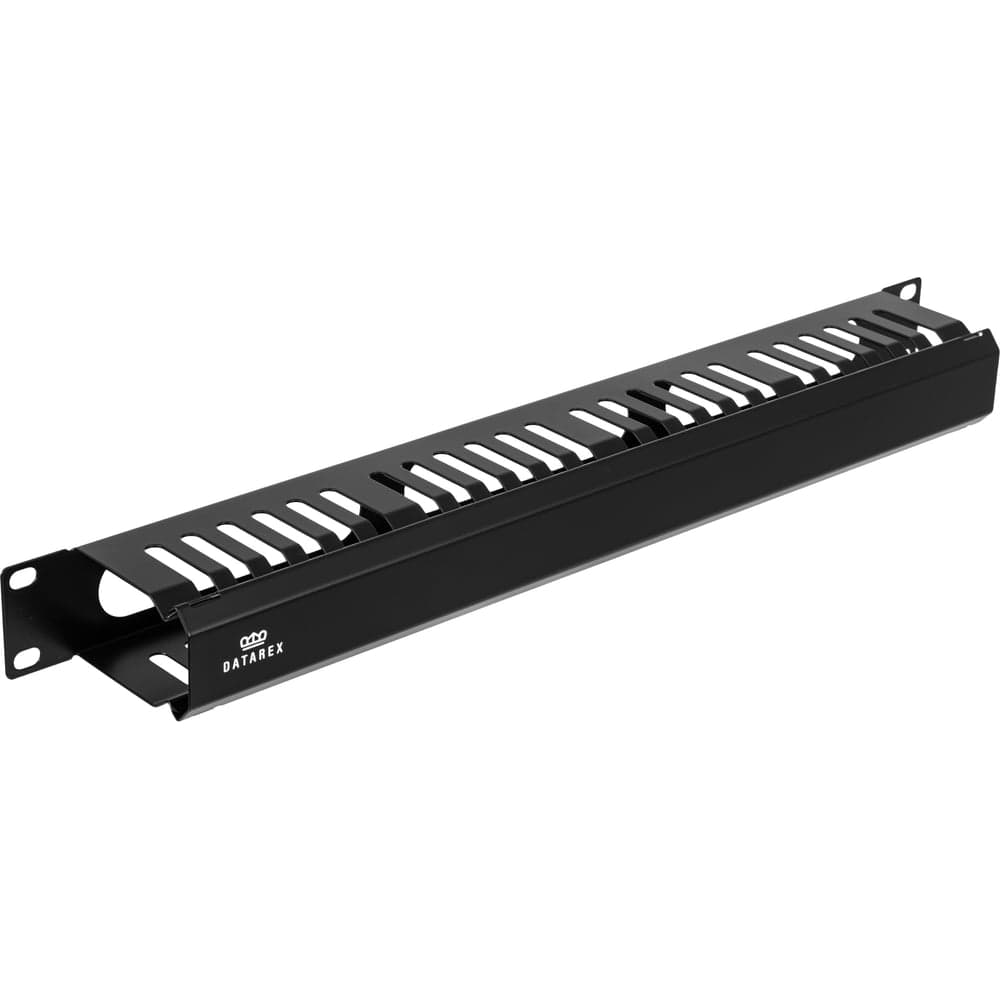 Организатор металлический DATAREX с гребенкой и крышкой, черный DR-441201