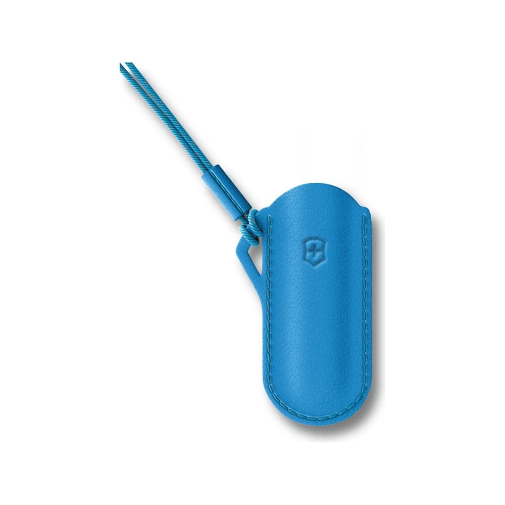 Кожаный чехол для ножей Victorinox Summer Rain Classic Colors 58 мм, голубой 4.0670.2