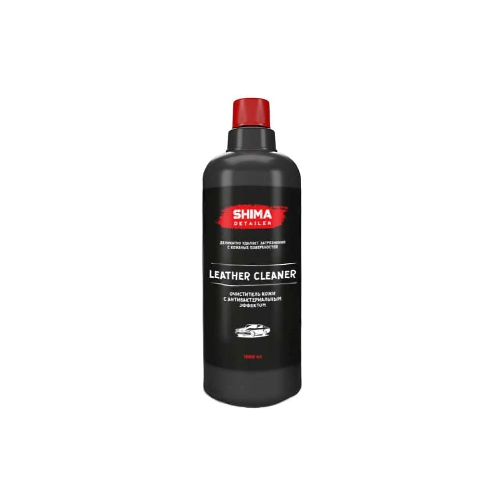 Очиститель кожи SHIMA DETAILER "LEATHER CLEANER" с антибактериальным эффектом, 1 л 4610326361318