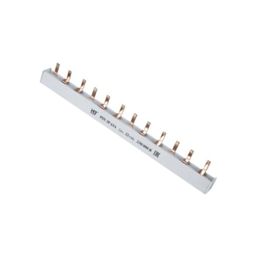 Шина соединительная HLT типа PIN (штырь) 4Р 63А (дл.1м) (5шт./уп) 081-13-04