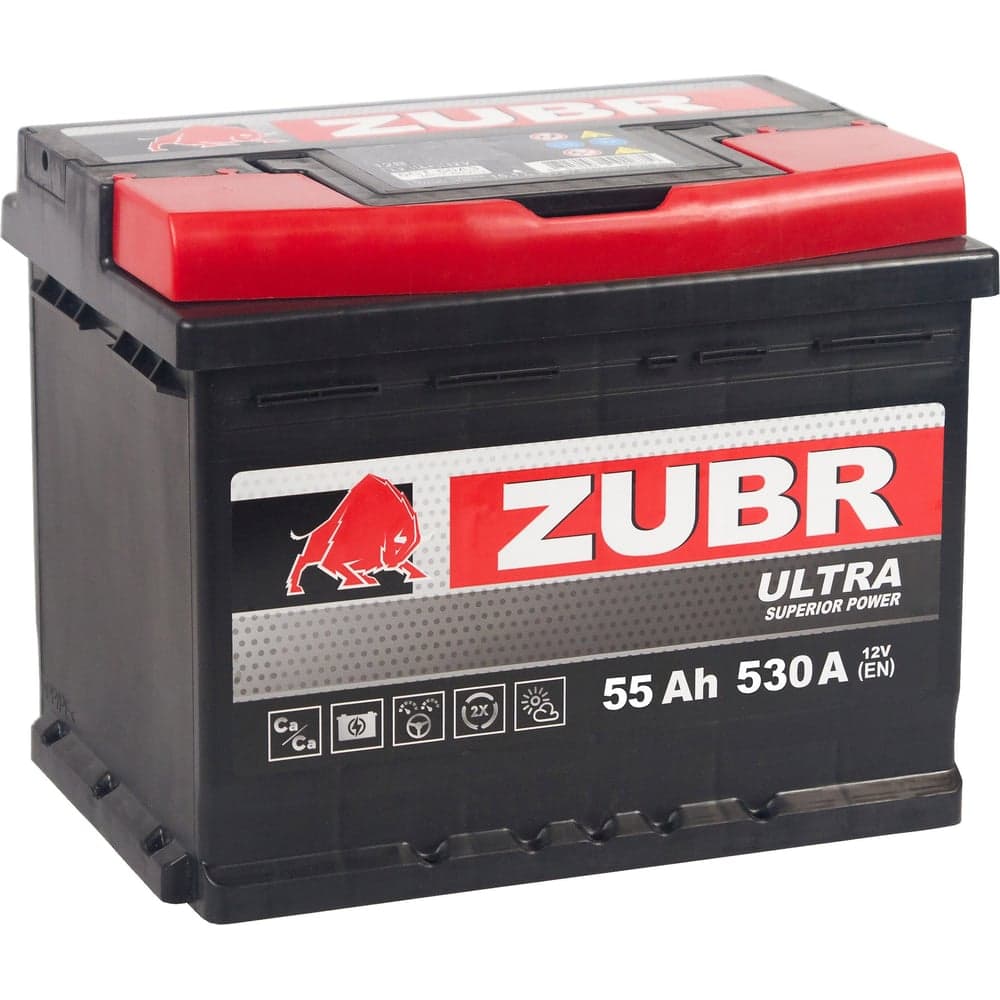 Аккумуляторная батарея ZUBR Ultra 55Ah L+ ZU551