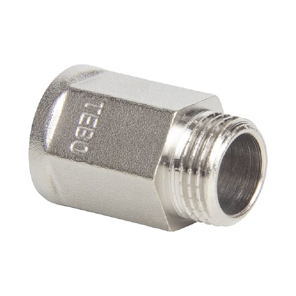 Удлинитель шестигранный TEBO ВН/НАР 1/2"x25мм латунь T-ЛР.У.2.12-25.CN