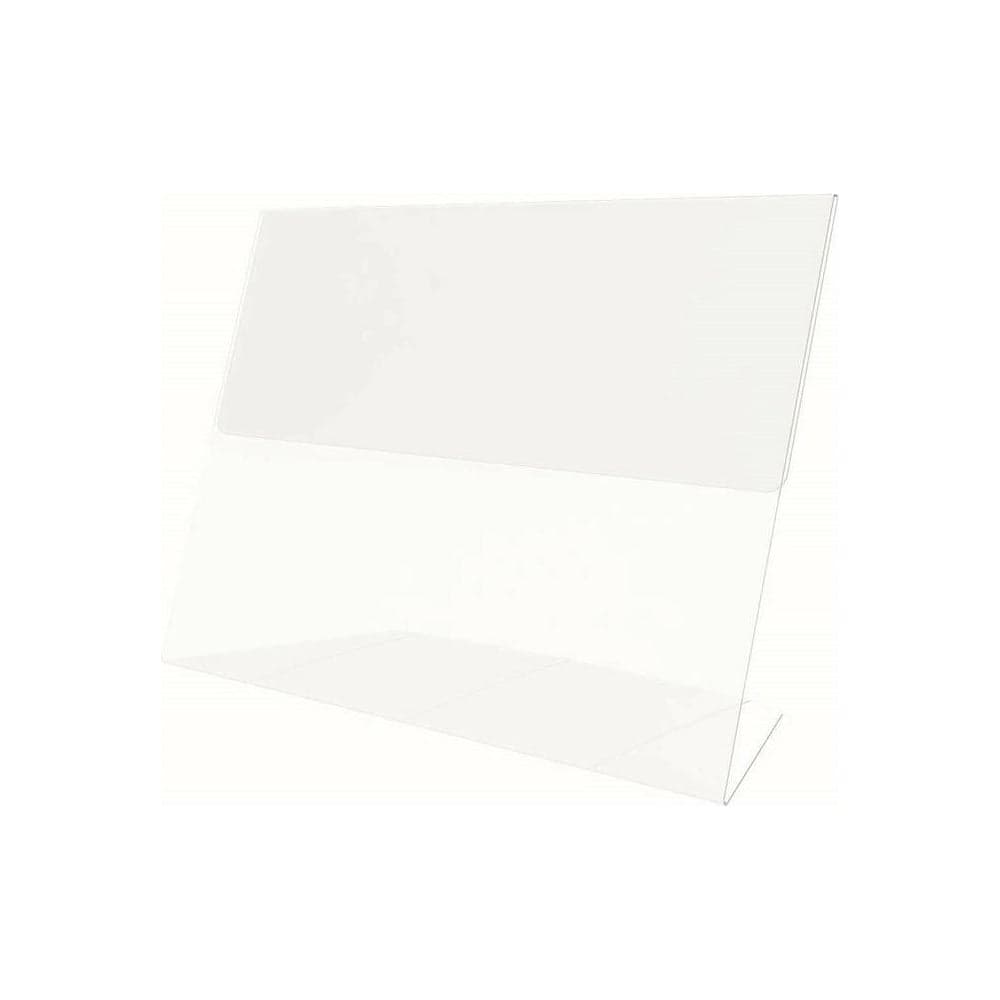 Настольный ценникодержатель для информации ООО Комус L-образный 40x60 мм, горизонтальный, 20 шт в упаковке 644730