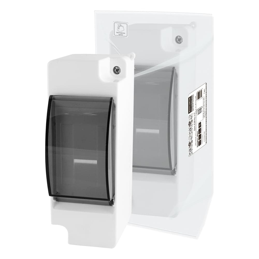 Бокс TDM ELECTRIC КМПн-1/2 для наружной установки с прозрачной крышкой, IP30, Народный SQ0907-0601