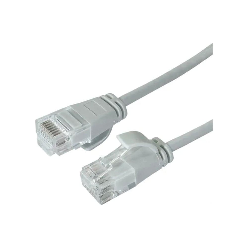 Патч-корд Filum U/UTP, кат.6, 28AWG(7x0,127 мм), чистая медь, LSZH, Slim and flexible, серый, 1 м FL-U6-C-LSZH-SLIM-1.0M