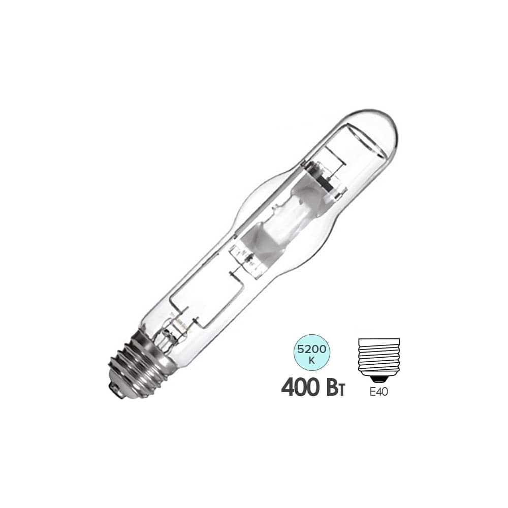 Лампа FL-LED MH ДРИ 400W E40 WHITE BT 5200K 28000lm 10000h d60x275мм ±360 МГЛ 605672